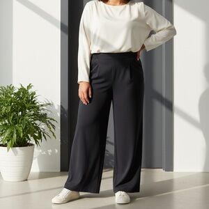 Ideology Black Wide Leg Women's Pants
